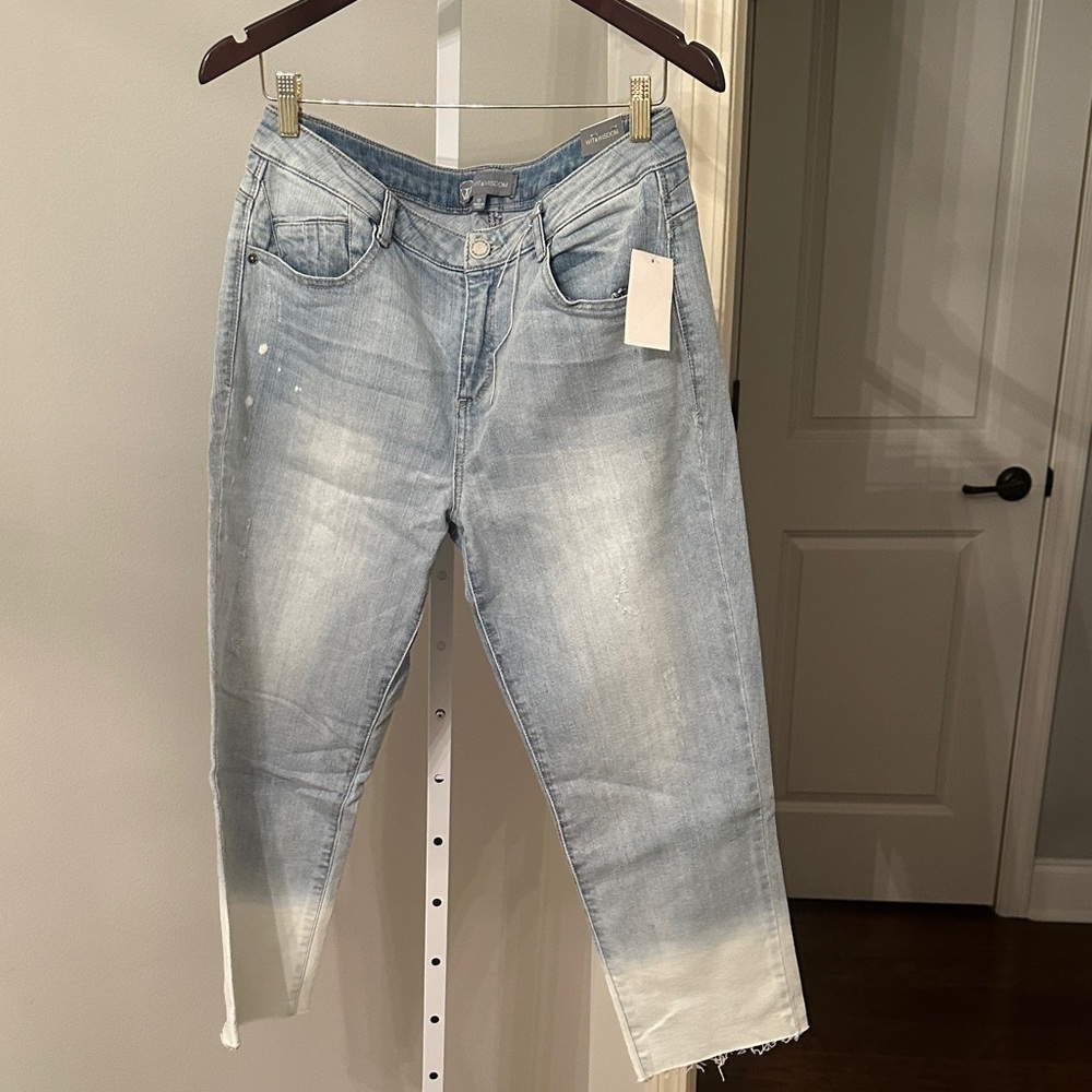 Wit & Wisdom Faded Blue Ankle Jeans